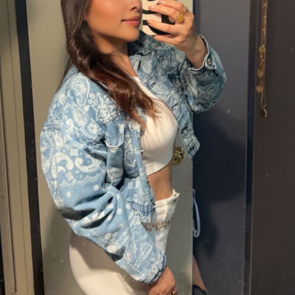 Blue Paisley Women's Jacket